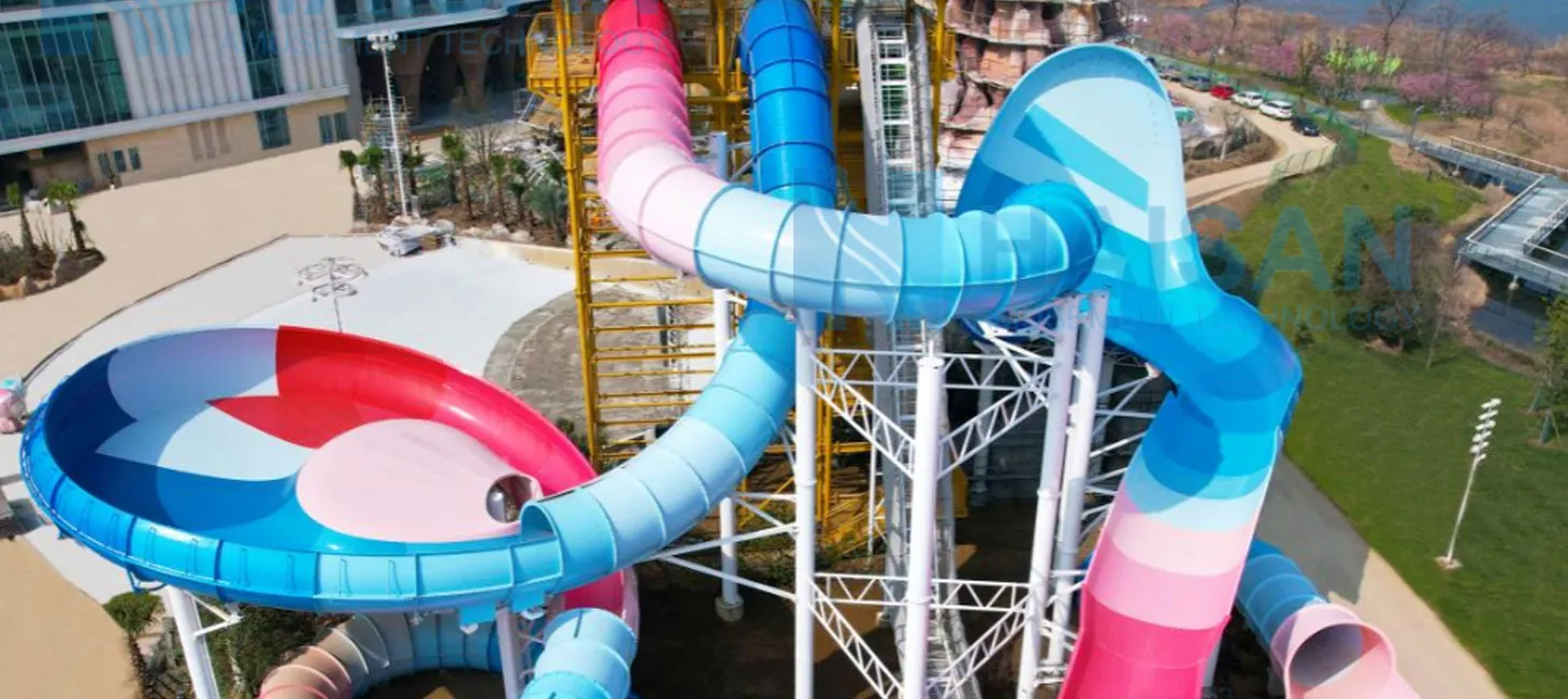 Interstella Spiral Slide + Giant Wave Rolling Slide Combination